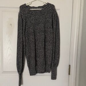 LOFT Charcoal Knit Sweater